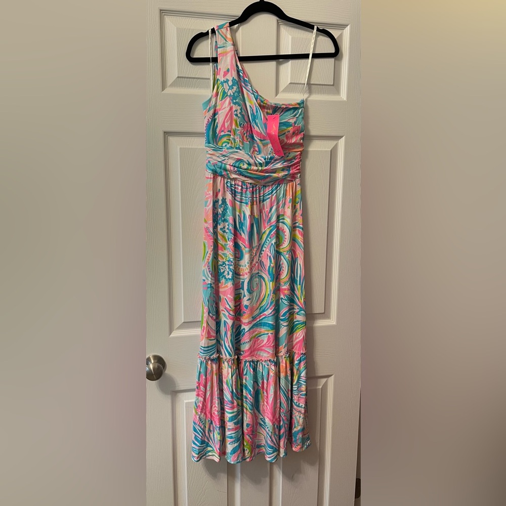 Lilly Pulitzer One Shoulder Dress - Picture 6 of 7